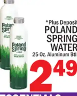 C Town Plus Deposit POLAND SPRING WATER offer
