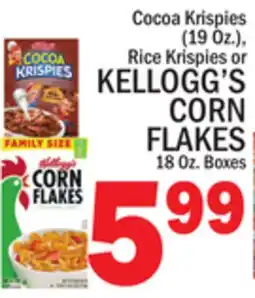 C Town KELLOGG'S CORN FLAKES offer