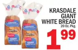 C Town KRASDALE GIANT WHITE BREAD offer