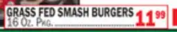 C Town GRASS FED SMASH BURGERS offer