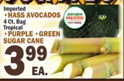 C Town HASS AVOCADOS, PURPLE, GREEN SUGAR CANE offer