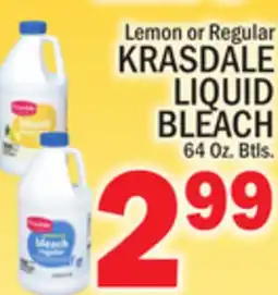 C Town KRASDALE LIQUID BLEACH offer