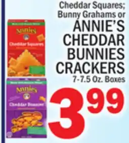 C Town ANNIE'S CHEDDAR BUNNIES CRACKERS offer