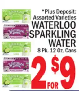 C Town WATERLOO SPARKLING WATER offer