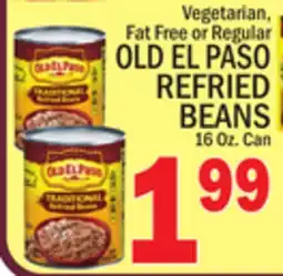 C Town OLD EL PASO REFRIED BEANS offer