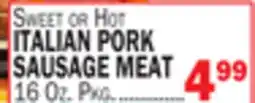 C Town ITALIAN PORK SAUSAGE MEAT offer
