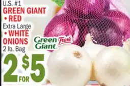 C Town GREEN GIANT • RED • WHITE ONIONS offer