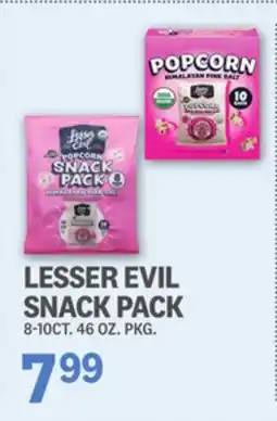 Kings Food Markets LESSER EVIL SNACK PACK offer