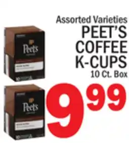 C Town PEET'S COFFEE K-CUPS offer