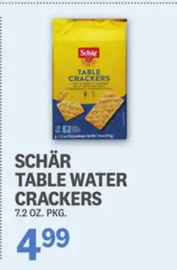 Kings Food Markets SCHÄR TABLE WATER CRACKERS offer