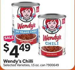 Stop&Shop Wendy's Chilli offer