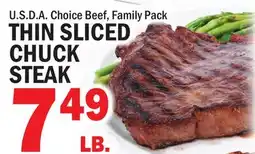 C Town THIN SLICED CHUCK STEAK offer