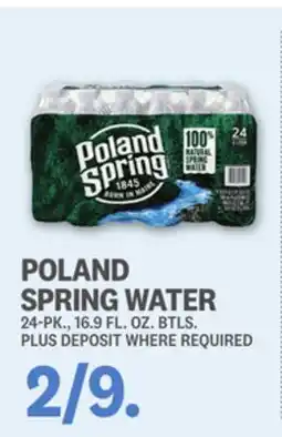 Kings Food Markets POLAND SPRING WATER offer