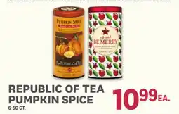 Kings Food Markets REPUBLIC OF TEA PUMPKIN SPICE offer