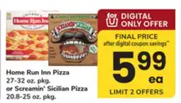 ACME Home Run Inn Pizza 27-32 oz. pkg. or Screamin' Sicilian Pizza 20.8-25 oz. pkg offer