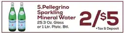 DeCicco & Sons S.Pellegrino Sparkling Mineral Water offer