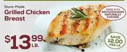 DeCicco & Sons Grilled Chicken Breast offer