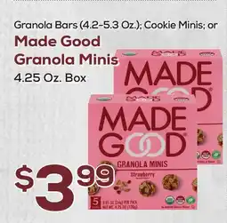 DeCicco & Sons Made Good Granola Minis offer