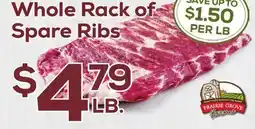 DeCicco & Sons Whole Rack of Spare Ribs offer