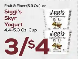 DeCicco & Sons Siggi's Skyr Yogurt offer