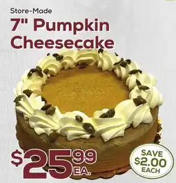 DeCicco & Sons 7 Pumpkin Cheesecake offer