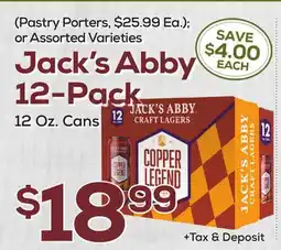 DeCicco & Sons Jack's Abby 12-Pack offer