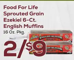 DeCicco & Sons Food For Life Sprouted Grain Ezekiel 6-Ct. English Muffins offer