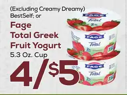 DeCicco & Sons Fage Total Greek Fruit Yogurt offer