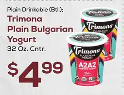 DeCicco & Sons Trimona Plain Bulgarian Yogurt offer