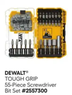 Lowe's TOUGH GRIP 55-Piece Screwdriver Bit Set offer