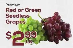 DeCicco & Sons Red or Green Seedless Grapes offer