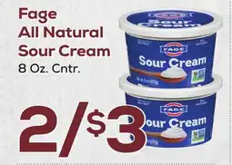 DeCicco & Sons Fage All Natural Sour Cream offer