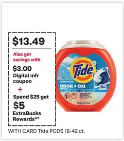 CVS Tide PODS 18-42 ct offer