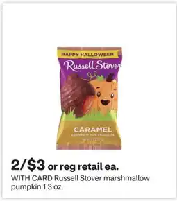 CVS Russell Stover marshmallow pumpkin 1.3 oz offer