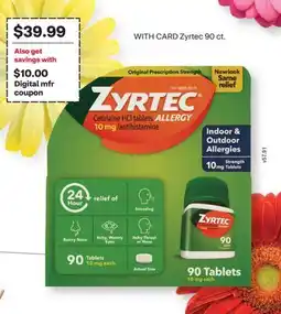 CVS Zyrtec 90 ct offer