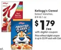 Gerbes Kellogg's Cereal offer