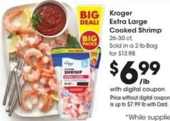 Kroger Extra Large Cooked Shrimp