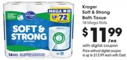 Gerbes Kroger Soft & Strong Bath Tissue offer