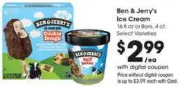 Gerbes Ben & Jerry's Ice Cream offer