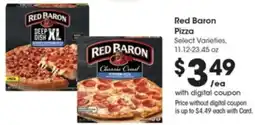 Gerbes Red Baron Pizza offer