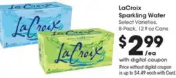 Gerbes LaCroix Sparkling Water offer
