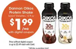 Gerbes Dannon Oikos Protein Shake offer