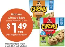 Gerbes Quaker Chewy Bars offer