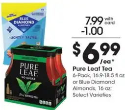 Gerbes Pure Leaf Tea or Blue Diamond Almonds offer
