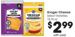Gerbes Kroger Cheese offer