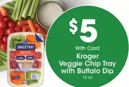 Gerbes Kroger Veggie Chip Tray with Buffalo Dip offer