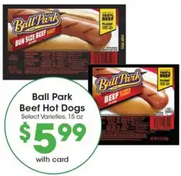 Gerbes Ball Park Beef Hot Dogs offer