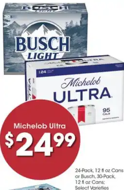 Gerbes Michelob Ultra or Busch offer