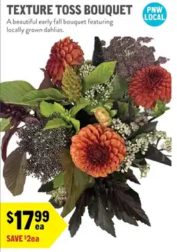 New Seasons Market Texture Toss Bouquet offer