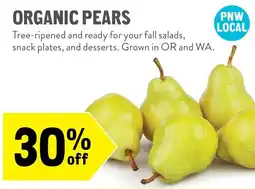 New Seasons Market Organic Pears offer